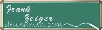 Frank Zeiger Visitenkarte